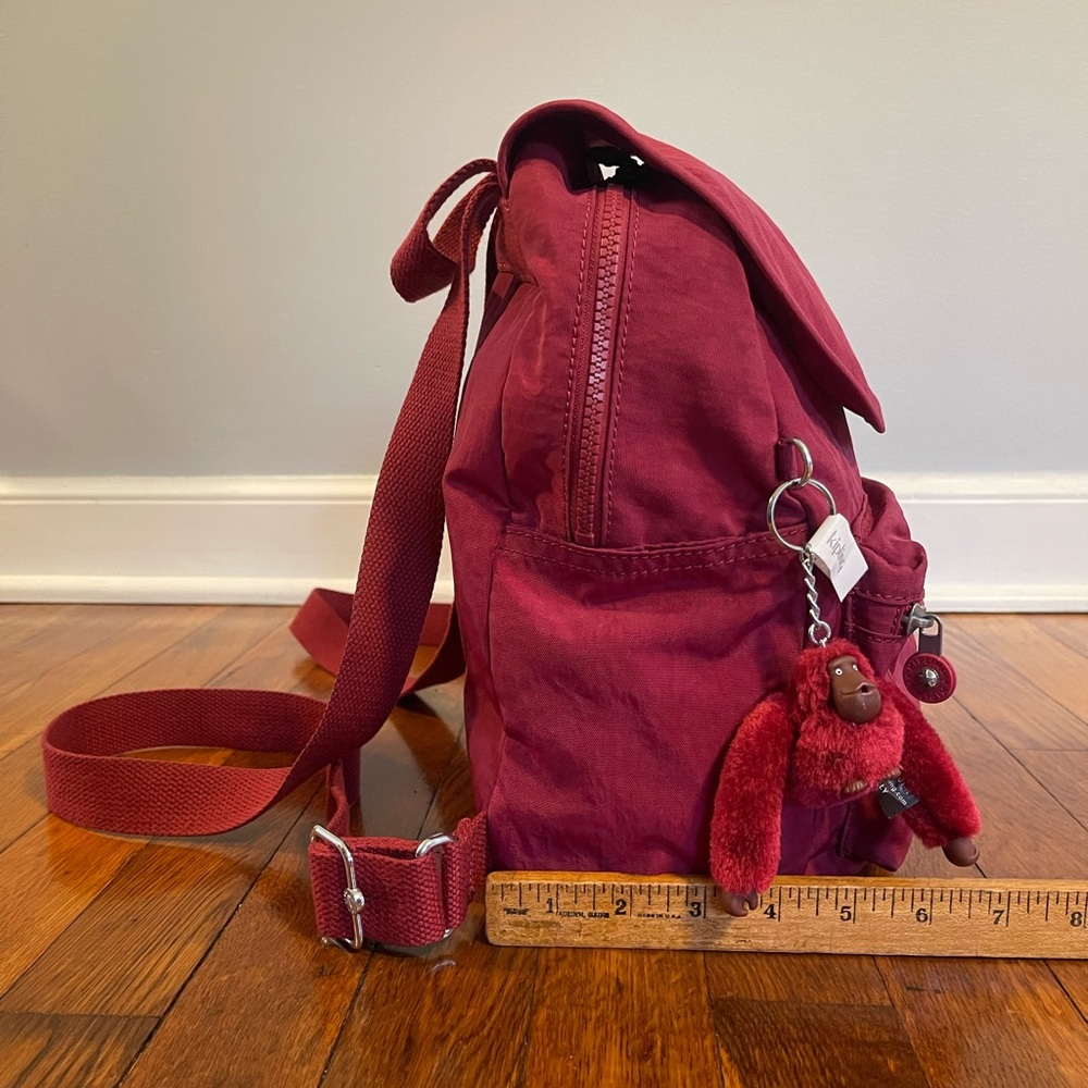 Beautiful Kipling Backpack With Monkey Keychain - image 4
